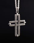 Cable Cross Pendant