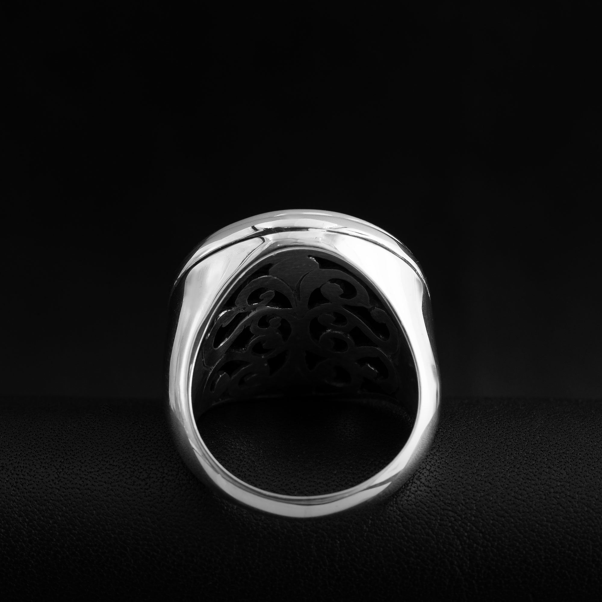 Enigmatic Skull Countenance Sterling Silver Ring