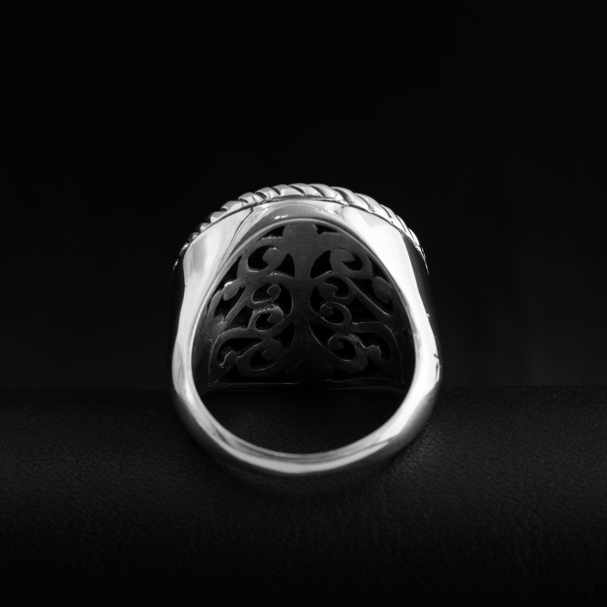 Sterling Serpent Embrace Ring