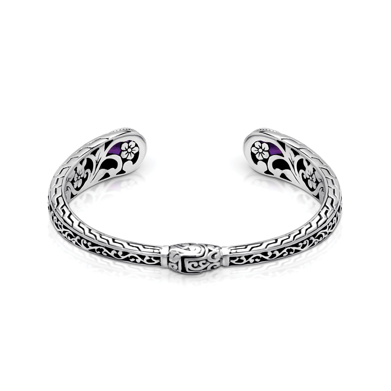 Amethyst Harmony Balinese Bangle