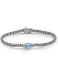 Balinese Artisan Blue Opal Sterling Silver Bracelet