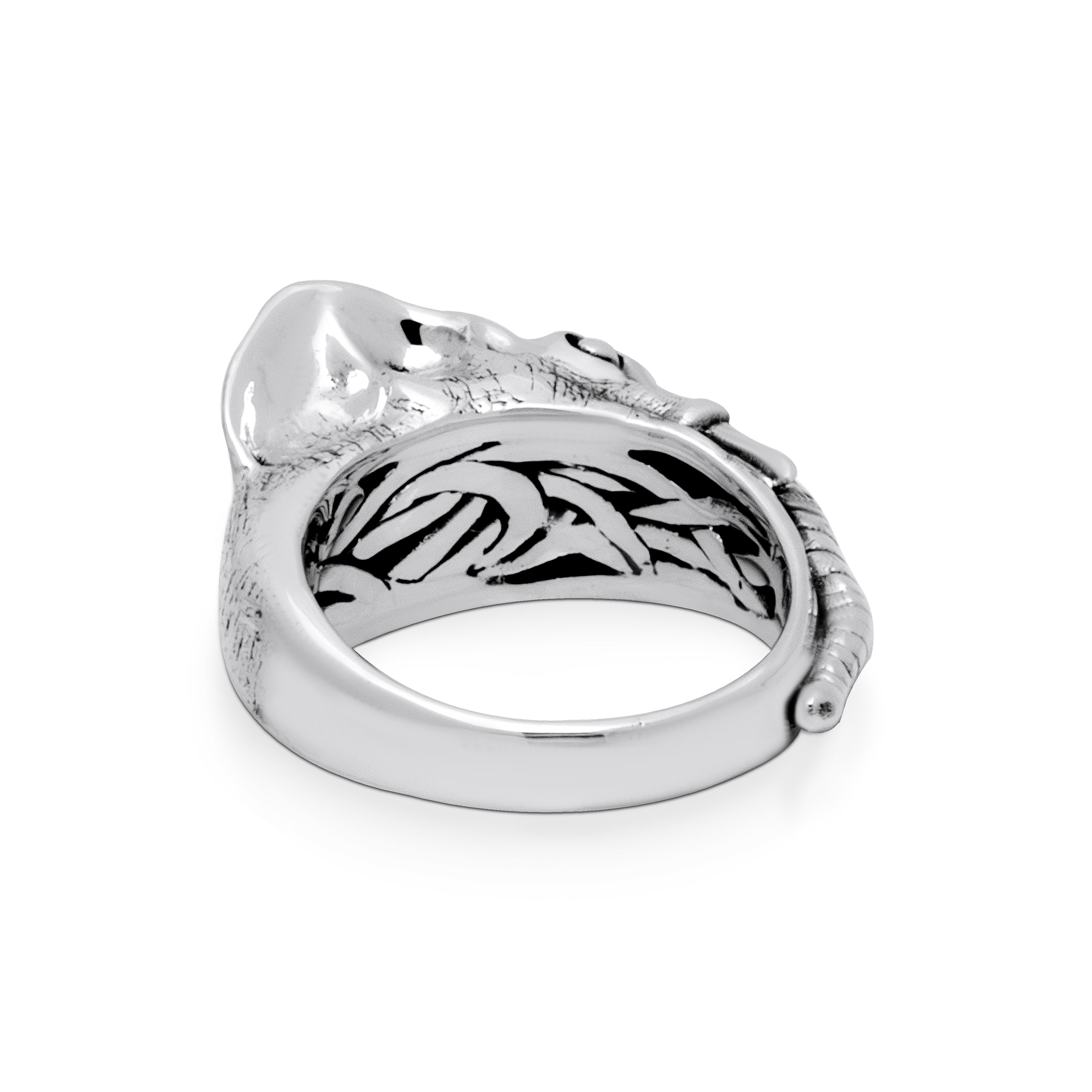 Balinese Sterling Silver Mystic Elephant Ring