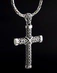Woven Cross Necklace